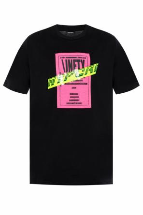 T-shirt z naszywką z nadrukiem, zdjęcie 1 T-shirt z naszywką z nadrukiem od Diesel